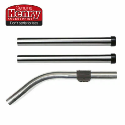 NUMATIC/ HENRY ORIGINALE Henry Hoover Hetty Pole Set Tubi 2x Dritto e 1x Curvo ASPIRAPOLVERE