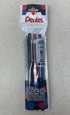 NEW Pentel Pen 3 Pack iZee Retractable Ballpoint 1.0mm Bold Black Red Blue