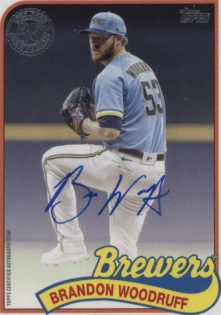 2024 Topps Series 1 - Brandon Woodruff #89BA-BWO - 1 of 1
