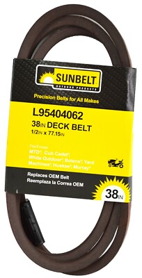 SUNBELT 38-in DECK BELT 95404062 1/2-in x OEM 75404062