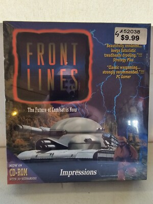 front lines IBM PC  cd rom Game IMPRESSIONS TACTICAL WAR GAME SEALED