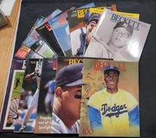 Beckett Price Guide Baseball Lot of 12 from 1993 to 1997 Jeter Mantle Robinson