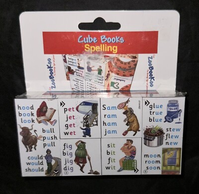 New Zoobookoo Original Cube Book Books Spelling B3