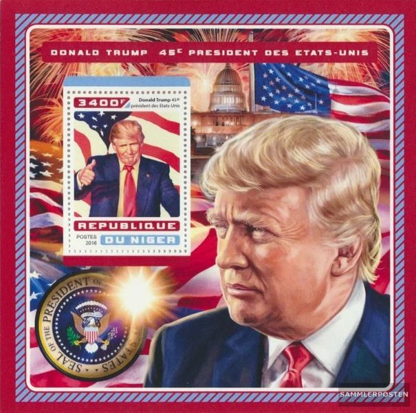 Niger 4697-4700 Feuillet (édition Complète) Menthe Non Montée