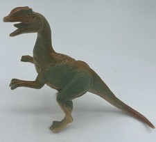 Dilophosaurus Dinosaur Figure Toy Green/Orange