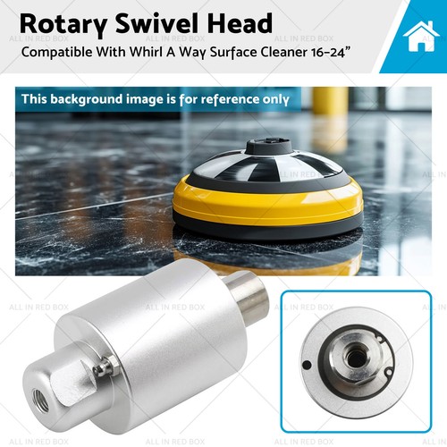 Rotary Swivel Head Suitable for Whirl A Way Surface Cleaner 16 20 22 24 - Foto 1 di 13