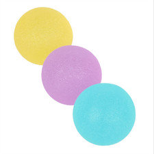 3 Stress Relief Squeeze Ball Hand Finger Grip Strength Exercise Therapy Training