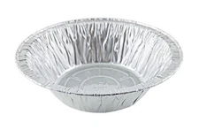 Handi-Foil 5 3/4" 12 oz. Aluminum Foil Meat Pot Pie Disposable Pan - HFA # 4007 