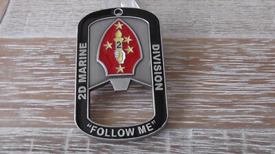 USMC 2nd Marine Division FOLLOW ME Challenge Coin #591Y