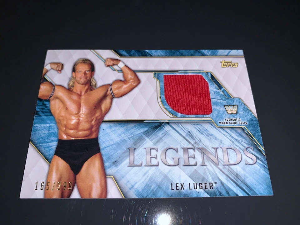 Topps 2017 WWE Legends Authentic Worn Shirt Relic Card Of Lex Luger. R-LL. - Image 2 of 4