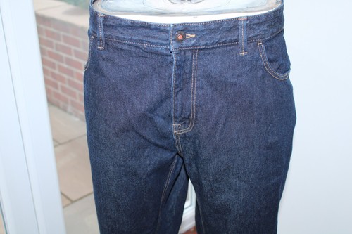 Pantalones de mezclilla para hombre NEXT W42 L31 azul oscuro índigo 42R pierna recta regular - Imagen 3 de 18
