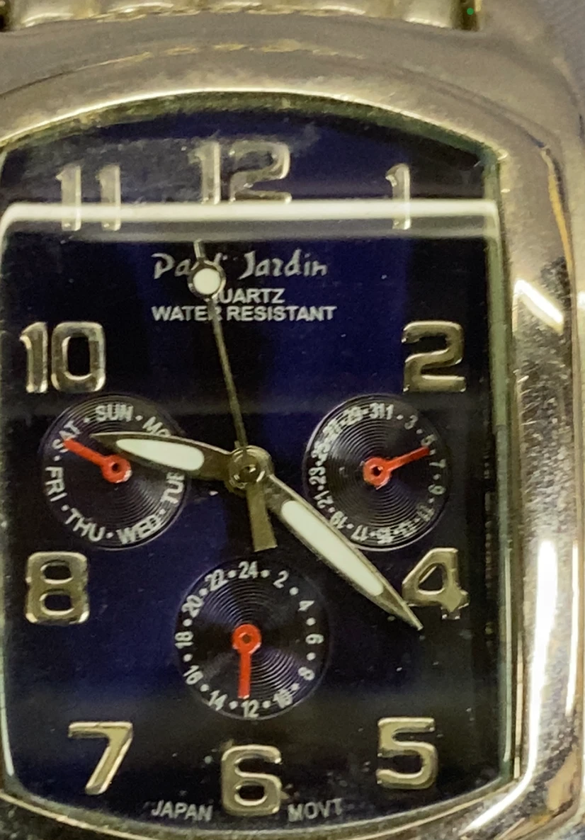 Classic Paul Jardin Blue Stainless steel water resistant Men s Quartz Watch