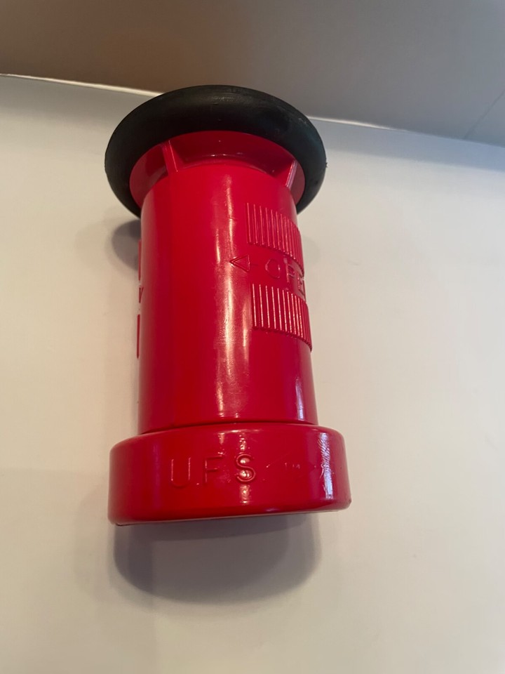 Portable Fire Pump Fire Hose Nozzle 11/2" RED Polycarbonate UFS 1575