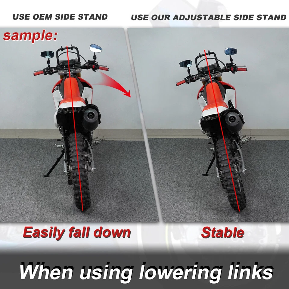 Fit For Suzuki GSX-R600 2011-2025 Adjustable Kickstand Adjustable Sidestand - Image 3 of 4