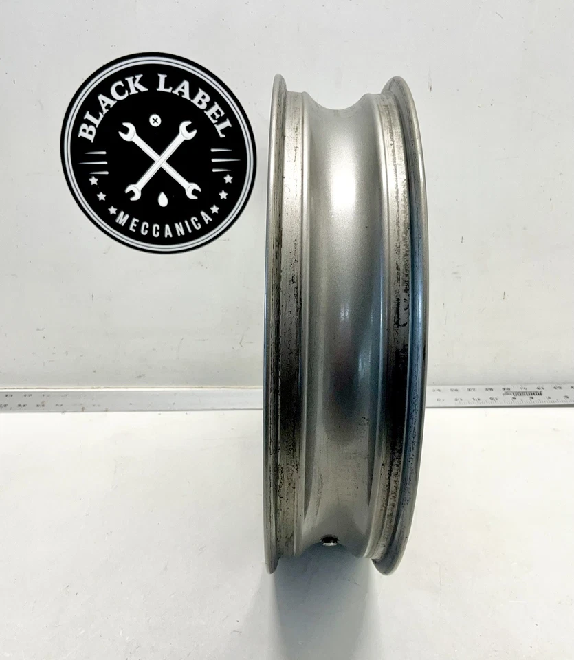 Ducati 748 916 996 ST4 ST2 3 Spoke Superbike Front Wheel Rim Silver Scratched - Image 3 of 4