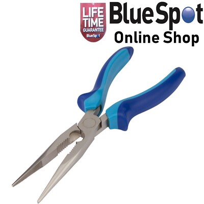 LANGZANGE 200mm / 8'' SCHWERLAST SOFT GRIP INGENIEURE ZANGE, BLAUER SPOT 08188