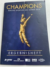 Fußball, Bundesliga, 1. FC Union Berlin, Berlins Sportler des Jahres 2019