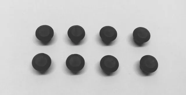 Lego Technik Technic 24375 Kette Gummi Stopper schwarz NEU 8 St ck