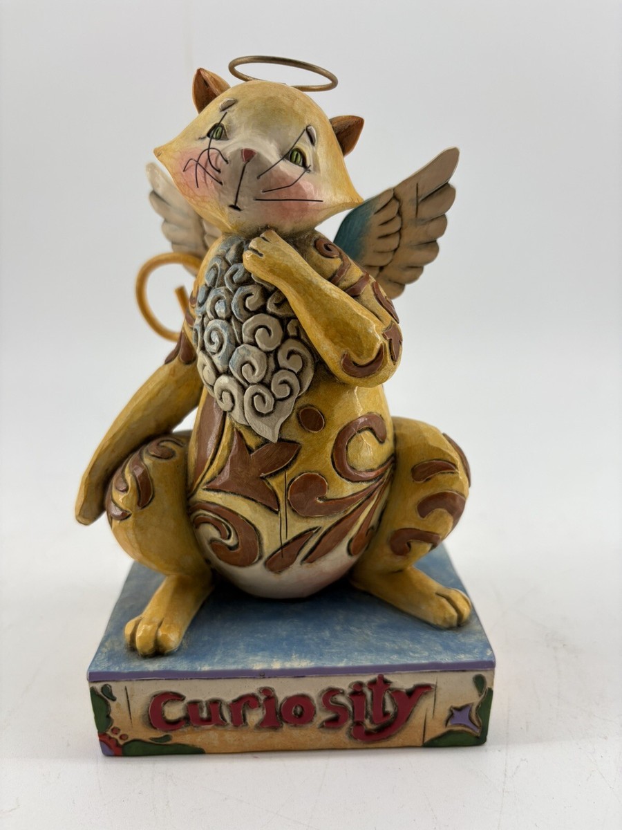 2006 JIM SHORE Heartwood Creek Curiosity Cat Figurine 4006928