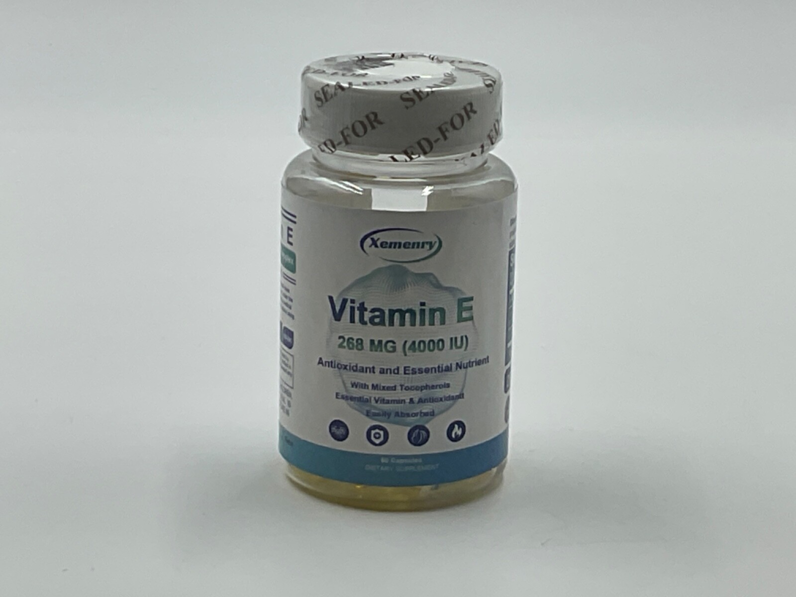 Vitamin E 4000IU 268mg Capsules - Anti-aging, Antioxidant, Supports Skin Health