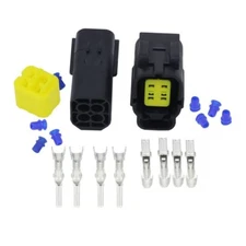 CAR MOTORCYCLE WATERPROOF 4 PIN ELECTRICAL 1.8MM AWG WIRE CONNECTOR PLUG