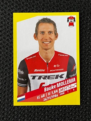 PANINI BAUKE MOLLEMA TREK SEGAFREDO STICKER VIGNETTE # 293 TOUR DE FRANCE 2019