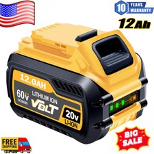 For Dewalt FLEXVOLT 20V/60V 12Ah MAX Lithium-ion Battery DCB612 DCB609-2 DCB606