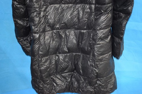 JUICY COUTURE BLACK LABEL METALLIC LIGHT PUFFER COAT SIZE M - Picture 6 of 7