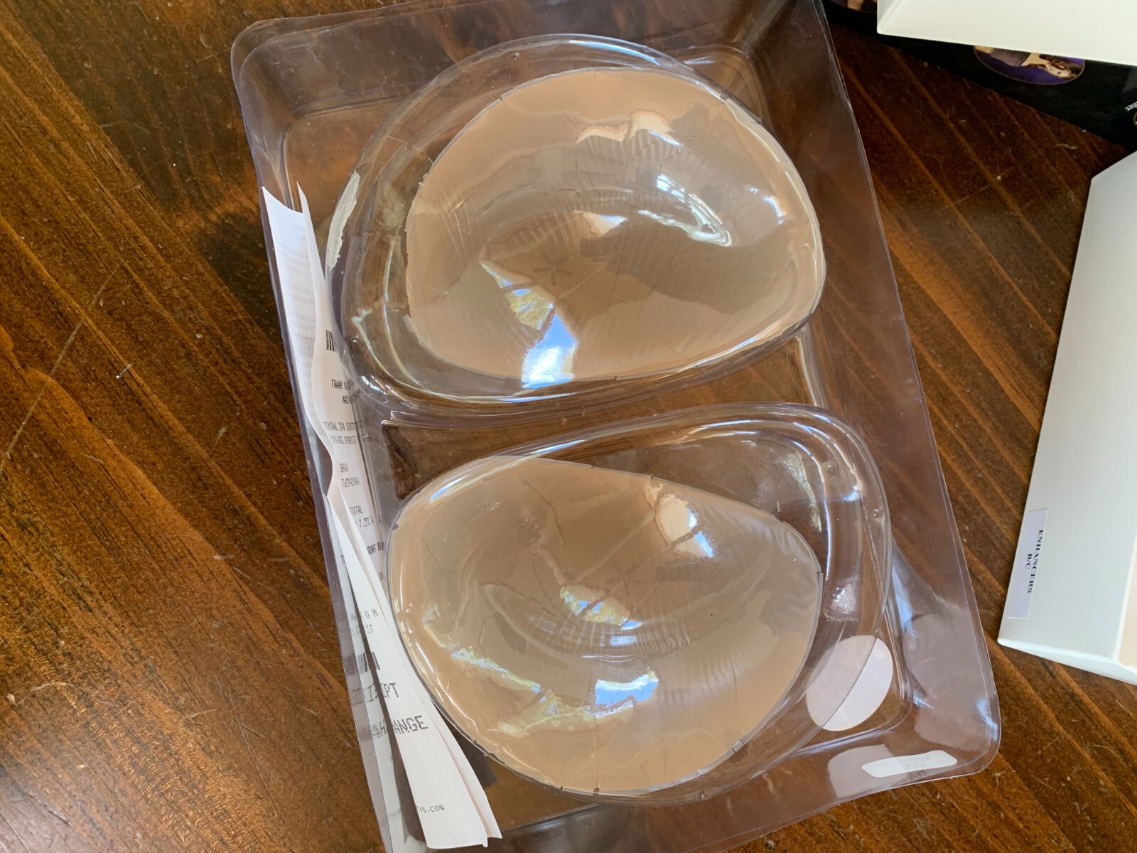 FASHION FORMS silicone ENHANCERS breast forms SHEER seethrough open