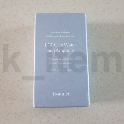 FROMRIER Vegan EGF Cica Water Sun Ampoule 56ml SPF50+ PA++++ K-Beauty