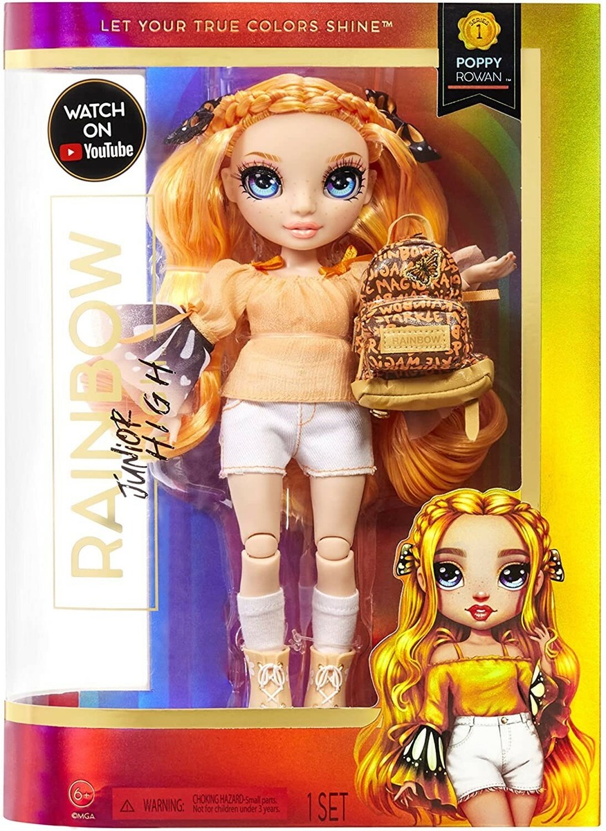 RAINBOW HIGH JUNIOR HIGH POPPY ROWAN FASHION DOLL by MGAE BRAND