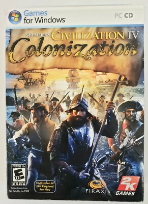 Sid Meier's Civilization IV: Colonization - PC CD Computer game Complete
