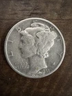 1941 P Mercury Head Silver Dime Coin Circulated