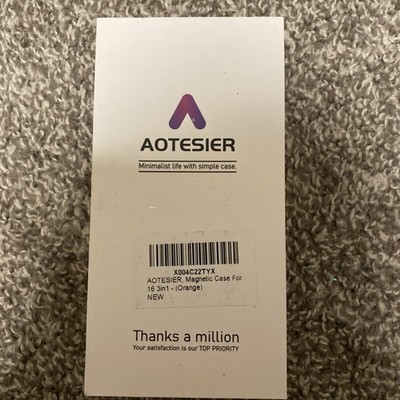 AOTESIER, Magnetic Case For16 3in1 - Orange