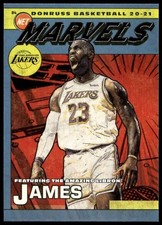 2020 DONRUSS LEBRON JAMES 15 MINT NET MARVELS BASKETBALL LOS ANGELES LAKERS