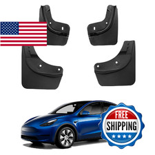 Motrobe 2021-2024 Tesla Model Y Mud Flaps No Drilling No Tape All Weather Mud