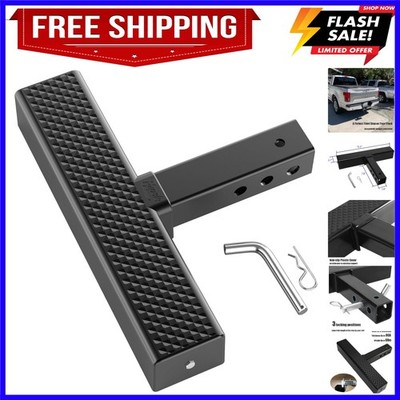 Hitch Step for 2 Inch Receiver, Universal Anti Slip Bumper Guard, 600lbs Maxi...