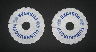 FLENSBURGER Pilsdeckchen Coaster Beer Bier  Flensburg Deutschland  NEU  V5