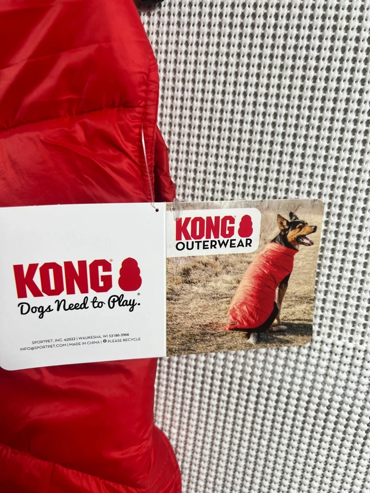 Nuevo Kong Outerwear Stuff Sack Puffer Chaqueta para Perro Grande 20-23 pulgadas Foto 4 de 4