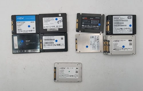 *LOT OF 14* Mixed Brand/Size 2.5" SATA SSDs | 480/500/525 GB