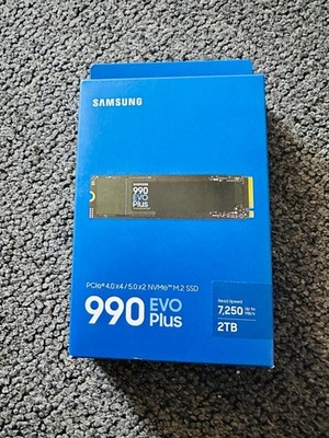 Samsung 990 EVO Plus 2TB NVMe M.2 SSD PCIe 4.0/5.0 Up to 7250MB/s Brand New