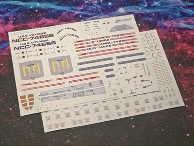 Waterslide Decals for 1:700 Scale INTREPID CLASS U.S.S. VOYAGER