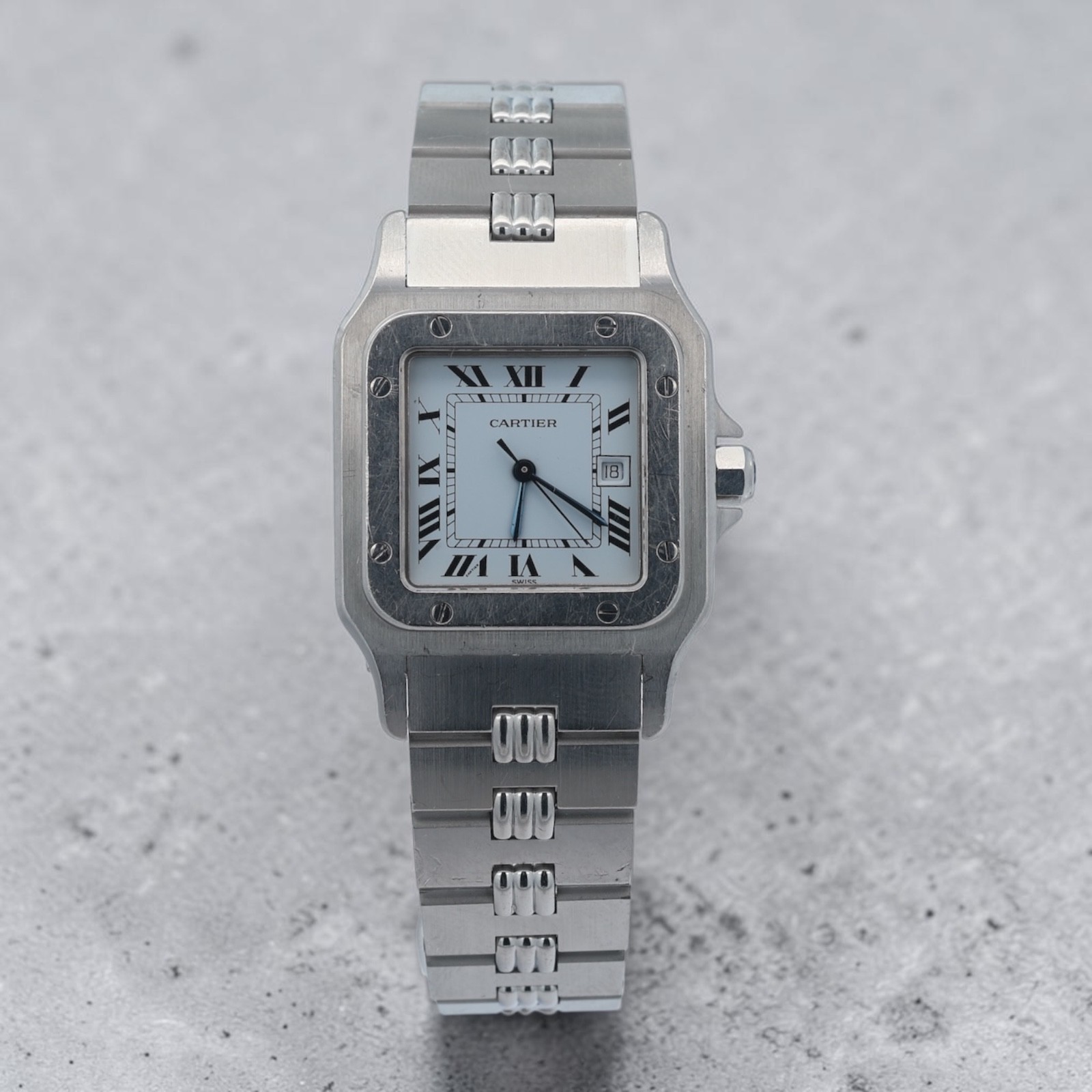 Cartier Santos Carree Godron reference 2960