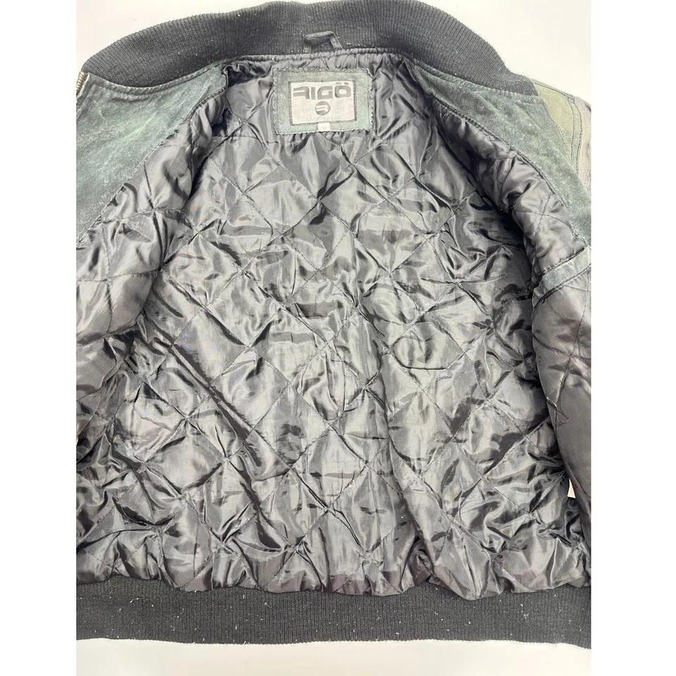 Vintage Buffalo Sabres Rigo Suede Leather Jacket Size M - Image 4 of 4