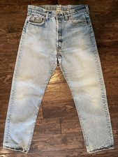 Vintage Levi's 501 Jeans 34x32 Button Fly Made In USA SF 1984
