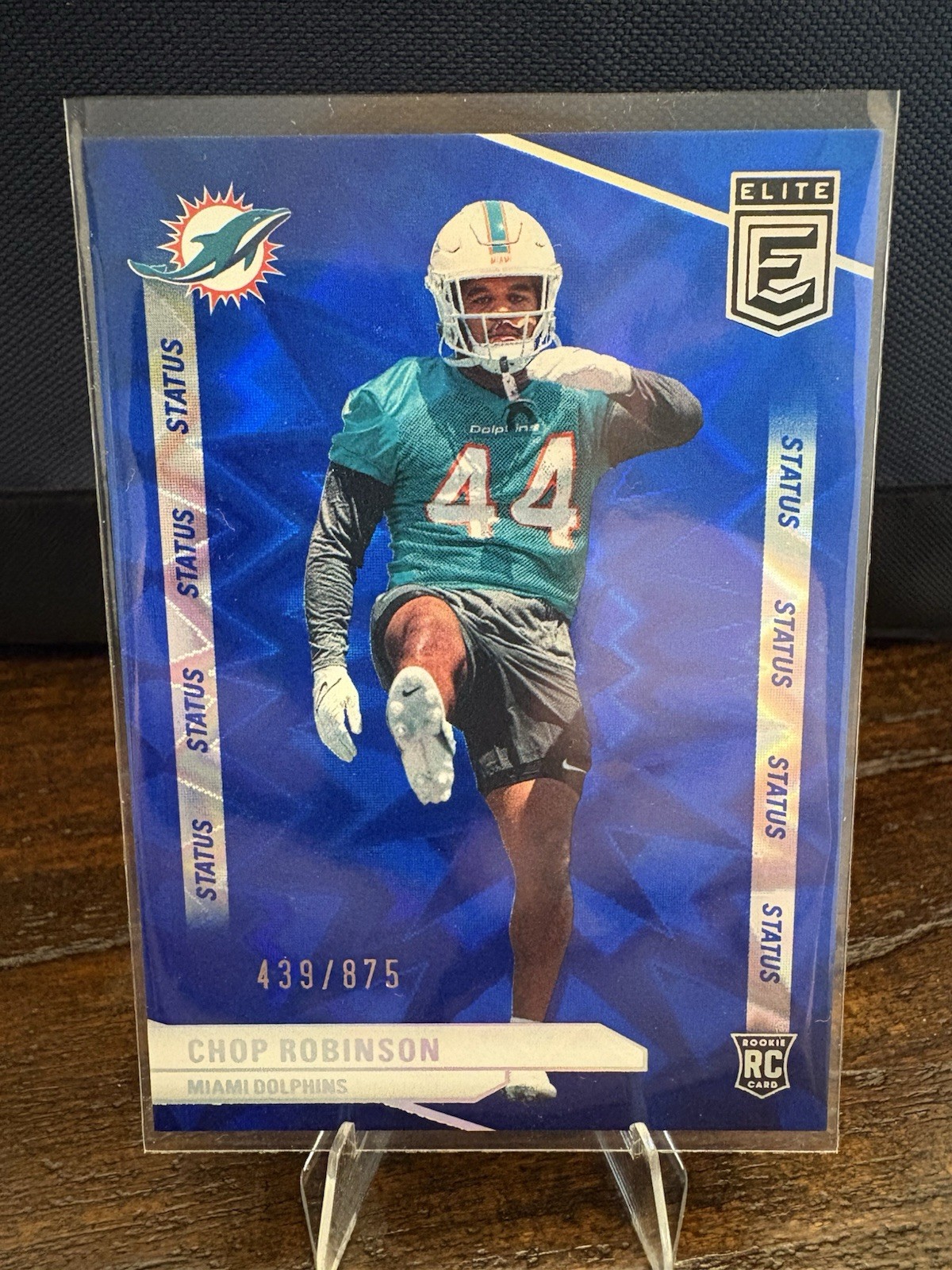 2024 Panini Donruss Elite -Rookies Chop Robinson #140 Status Explosion /875 (RC)