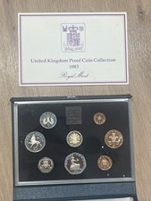 1983 GENUINE ROYAL MINT STANDARD EIGHT COIN PROOF YEAR SET & MEDALLION 