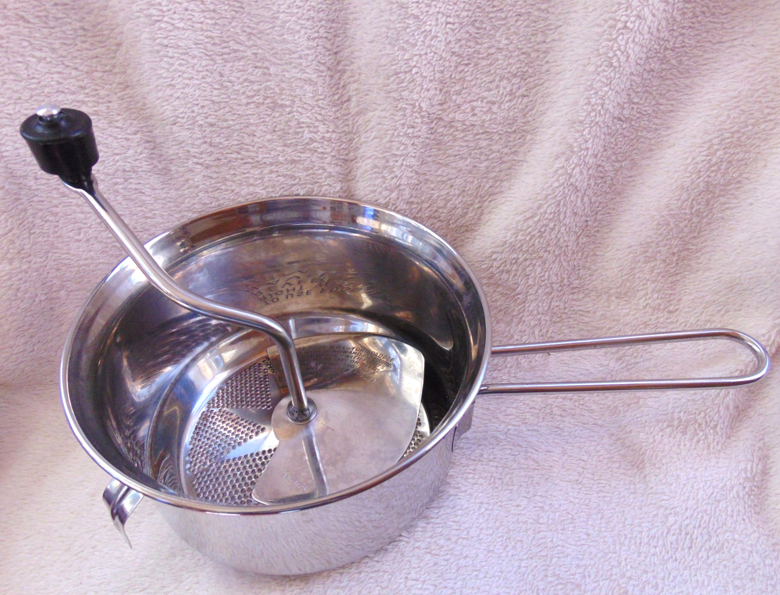 Foley Food Mill Stainless Steel Manual Masher Strainer Ricer No 101 Canning