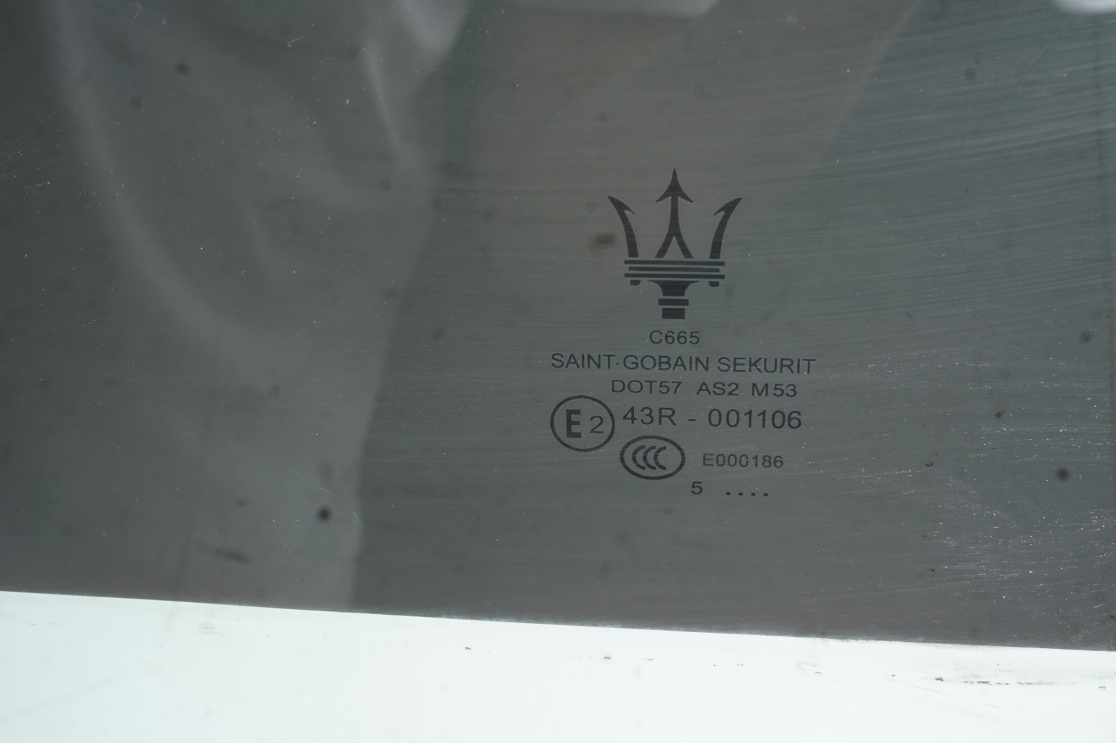 2014 - 2024 Maserati Ghibli Rear Right Passenger Side Door Window Glass OEM