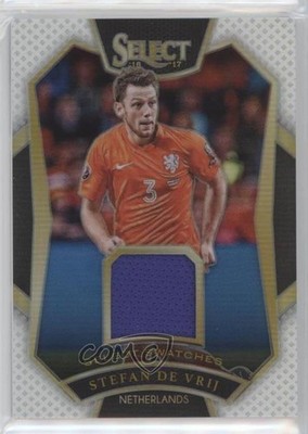 2016-17 Panini Select Swatches White Prizm 95/99 Stefan de Vrij #SS-SDV 00e8